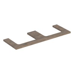Geberit ONE Waschtischplatte Ausschnitt 2-fach für Aufsatzwaschtisch rechteckig 135x... GEBERIT-505286006 4025410936943 (Abb. 1)