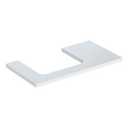 Geberit ONE Waschtischplatte Ausschnitt links, für Aufsatzwaschtisch rechteckig, 90x... GEBERIT-505303001 4025410937179 (Abb. 1)