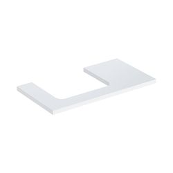 Geberit ONE Waschtischplatte Ausschnitt links, für Aufsatzwaschtisch rechteckig, 90x... GEBERIT-505303001 4025410937179 (Abb. 1)