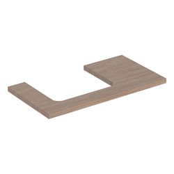 Geberit ONE Waschtischplatte Ausschnitt links, für Aufsatzwaschtisch rechteckig, 90x... GEBERIT-505303005 4025410937216 (Abb. 1)