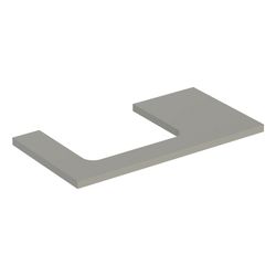 Geberit ONE Waschtischplatte Ausschnitt links, für Aufsatzwaschtisch rechteckig, 90x... GEBERIT-505303007 4025410937230 (Abb. 1)