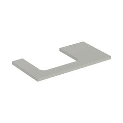 Geberit ONE Waschtischplatte Ausschnitt links, für Aufsatzwaschtisch rechteckig, 90x... GEBERIT-505303007 4025410937230 (Abb. 1)