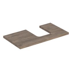 Geberit ONE Waschtischplatte Ausschnitt rechts, für Aufsatzwaschtisch Schalenform, 9... GEBERIT-505313006 4025410937438 (Abb. 1)