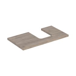 Geberit ONE Waschtischplatte Ausschnitt rechts, für Aufsatzwaschtisch Schalenform, 9... GEBERIT-505313006 4025410937438 (Abb. 1)
