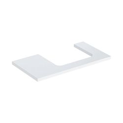 Geberit ONE Waschtischplatte Ausschnitt rechts, für Aufsatzwaschtisch rechteckig, 90... GEBERIT-505323001 4025410937599 (Abb. 1)