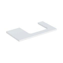 Geberit ONE Waschtischplatte Ausschnitt rechts, für Aufsatzwaschtisch rechteckig, 90... GEBERIT-505323002 4025410937605 (Abb. 1)