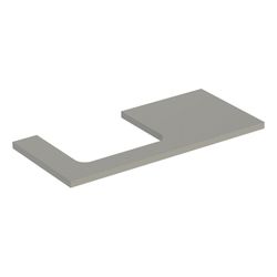 Geberit ONE Waschtischplatte Ausschnitt links, für Aufsatzwaschtisch rechteckig, 105... GEBERIT-505304007 4025410937308 (Abb. 1)