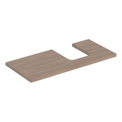 Geberit ONE Waschtischplatte Ausschnitt rechts, für Aufsatzwaschtisch Schalenform, 1... GEBERIT-505314005 4025410937490 (Abb. 1)