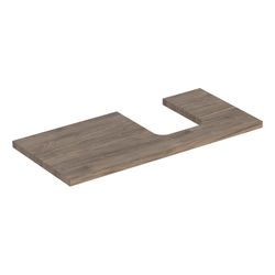 Geberit ONE Waschtischplatte Ausschnitt rechts, für Aufsatzwaschtisch Schalenform, 1... GEBERIT-505314006 4025410937506 (Abb. 1)