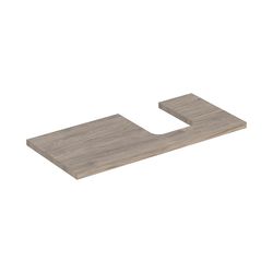 Geberit ONE Waschtischplatte Ausschnitt rechts, für Aufsatzwaschtisch Schalenform, 1... GEBERIT-505314006 4025410937506 (Abb. 1)