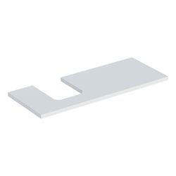 Geberit ONE Waschtischplatte Ausschnitt links, für Aufsatzwaschtisch Schalenform, 12... GEBERIT-505295002 4025410937117 (Abb. 1)