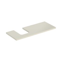 Geberit ONE Waschtischplatte Ausschnitt links, für Aufsatzwaschtisch Schalenform, 12... GEBERIT-505295004 4025410937131 (Abb. 1)