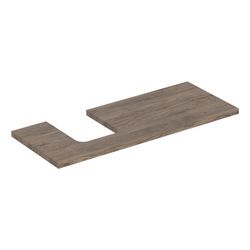Geberit ONE Waschtischplatte Ausschnitt links, für Aufsatzwaschtisch Schalenform, 12... GEBERIT-505295006 4025410937155 (Abb. 1)