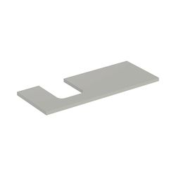 Geberit ONE Waschtischplatte Ausschnitt links, für Aufsatzwaschtisch Schalenform, 12... GEBERIT-505295007 4025410937162 (Abb. 1)