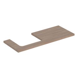 Geberit ONE Waschtischplatte Ausschnitt links, für Aufsatzwaschtisch rechteckig, 120... GEBERIT-505305005 4025410937353 (Abb. 1)