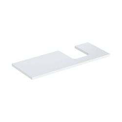 Geberit ONE Waschtischplatte Ausschnitt rechts, für Aufsatzwaschtisch Schalenform, 1... GEBERIT-505315001 4025410937520 (Abb. 1)