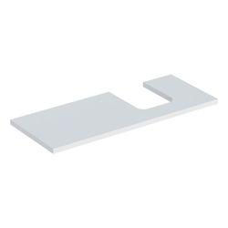Geberit ONE Waschtischplatte Ausschnitt rechts, für Aufsatzwaschtisch Schalenform, 1... GEBERIT-505315002 4025410937537 (Abb. 1)