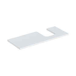 Geberit ONE Waschtischplatte Ausschnitt rechts, für Aufsatzwaschtisch Schalenform, 1... GEBERIT-505315002 4025410937537 (Abb. 1)