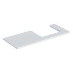 Geberit ONE Waschtischplatte Ausschnitt rechts, für Aufsatzwaschtisch rechteckig, 12... GEBERIT-505325002 4025410937742 (Abb. 1)