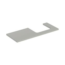 Geberit ONE Waschtischplatte Ausschnitt rechts, für Aufsatzwaschtisch rechteckig, 12... GEBERIT-505325007 4025410937797 (Abb. 1)