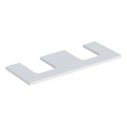 Geberit ONE Waschtischplatte Ausschnitt 2-fach, für Aufsatzwaschtisch Schalenform, 1... GEBERIT-505335002 4025410937810 (Abb. 1)