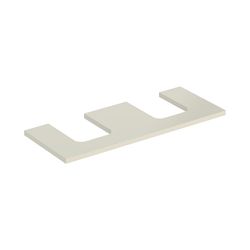Geberit ONE Waschtischplatte Ausschnitt 2-fach, für Aufsatzwaschtisch Schalenform, 1... GEBERIT-505335004 4025410937834 (Abb. 1)