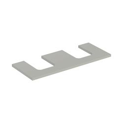 Geberit ONE Waschtischplatte Ausschnitt 2-fach, für Aufsatzwaschtisch Schalenform, 1... GEBERIT-505335007 4025410937865 (Abb. 1)