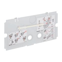 Geberit Schutzplatte für Twinline Unterputzspülkasten... GEBERIT-240512001 4025416061700 (Abb. 1)
