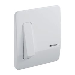 Geberit Drückerplatte für Urinalsteuerung mit pneumatischer Spülauslösung, Highline ... GEBERIT-240121111 4025416037668 (Abb. 1)