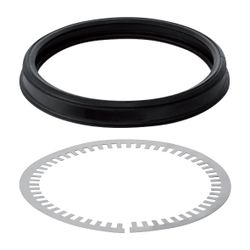 Geberit Set Krallenband mit Dichtung, für Geberit Silent db20 Stütz-und Dehnmuffe Au... GEBERIT-240604001 4025416862352 (Abb. 1)