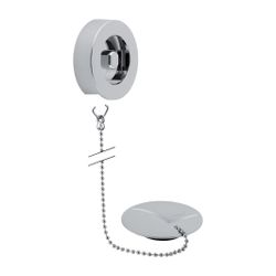 Geberit Fertigbauset für Badewannenablauf mit Stopfen d 52–12mm, Strukturverchromt... GEBERIT-240468211 4025416073468 (Abb. 1)