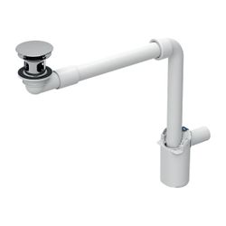 Geberit Waschbeckenablauf Raumsparmodell, schmale Ausführung, mit freiem Auslauf, Ve... GEBERIT-152092211 4025410526007 (Abb. 1)