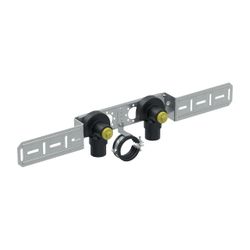 Geberit Anschlusswinkel 90 Grad mit Außengewinde MF 1/2" vorm. 2x Ablaufrohrs. RMF 1... GEBERIT-632871002 4025410760227 (Abb. 1)