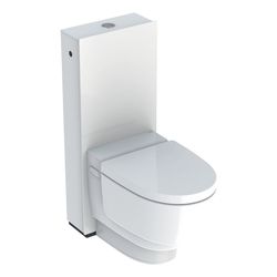 Geberit AquaClean Mera Classic WC-Komplettanlage Stand-WC Alpinweiß, Glas Weiß, Hoch... GEBERIT-146240SI1 4025410874306 (Abb. 1)