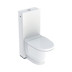 Geberit AquaClean Mera Classic WC-Komplettanlage Stand-WC Alpinweiß, Glas Weiß, Hoch... GEBERIT-146240SI1 4025410874306 (Abb. 1)