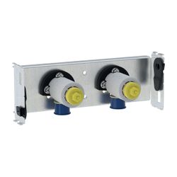 Geberit GIS Traverse für Wandarmatur Aufputz, 100mm, mit zwei Wasseranschlüssen... GEBERIT-461741001 4025416500926 (Abb. 1)