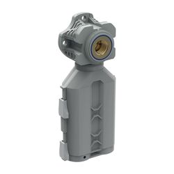 Geberit PushFit Doppelanschlussdose 90 Grad für Schnellkupplung... GEBERIT-650489003 4025410948014 (Abb. 1)