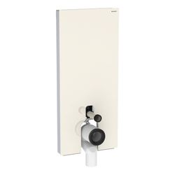 Geberit Monolith Plus Sanitärmodul für Stand-WC 114cm, Frontverkleidung Glas Sandgra... GEBERIT-131233JL7 4025410763372 (Abb. 1)
