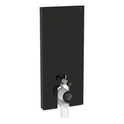 Geberit Monolith Plus Sanitärmodul für Stand-WC 114cm, Frontverkleidung Glas Schwarz... GEBERIT-131233SJ7 4025410763334 (Abb. 1)