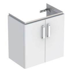 Geberit Renova Compact Unterschrank für Waschtisch, 2 Türen 59,7x60,5x39,7cm B Wasch... GEBERIT-501926011 4025410905574 (Abb. 1)