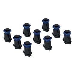 Geberit Set Füße hoch für Duschwanne bis Länge 140cm, Höhe 9-21cm, 9 Stück... GEBERIT-554953001 4025410750358 (Abb. 1)