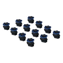 Geberit Set Füße für Duschwanne mit Länge ab 160cm, Höhe 6-12cm, 12 Stück... GEBERIT-554952002 4025410906410 (Abb. 1)