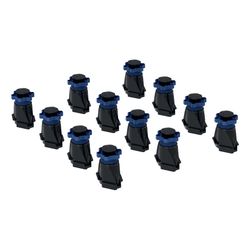 Geberit Set Füße hoch für Duschwanne ab Länge 160cm, Höhe 9-21cm, 12 Stück... GEBERIT-554953002 4025410904461 (Abb. 1)
