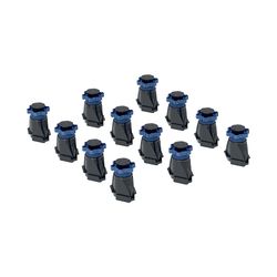 Geberit Set Füße hoch für Duschwanne ab Länge 160cm, Höhe 9-21cm, 12 Stück... GEBERIT-554953002 4025410904461 (Abb. 1)