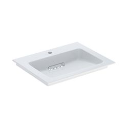 Geberit ONE Möbelwaschtisch Abgang horizontal, B 60cm T 48cm Hahnloch mittig, ohne Ü... GEBERIT-505002001 4025410593535 (Abb. 1)