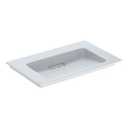 Geberit ONE Möbelwaschtisch Abgang horizontal, B 75cm T 48cm ohne Hahnloch, ohne Übe... GEBERIT-505003001 4025410593542 (Abb. 1)
