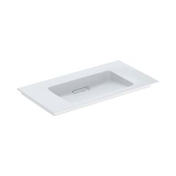 Geberit ONE Möbelwaschtisch Abgang horizontal, B 90cm T 48cm ohne Hahnloch, ohne Übe... GEBERIT-505005001 4025410593566 (Abb. 1)