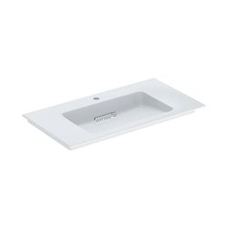 Geberit ONE Möbelwaschtisch Abgang horizontal, B 90cm T 48cm Hahnloch mittig, ohne Ü... GEBERIT-505006001 4025410593573 (Abb. 1)