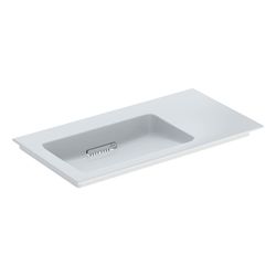 Geberit ONE Möbelwaschtisch Abgang horizontal Ablagefläche rechts 90x48cm o. HL ohne... GEBERIT-505008001 4025410593597 (Abb. 1)