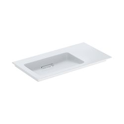 Geberit ONE Möbelwaschtisch Abgang horizontal Ablagefläche rechts 90x48cm o. HL ohne... GEBERIT-505008001 4025410593597 (Abb. 1)